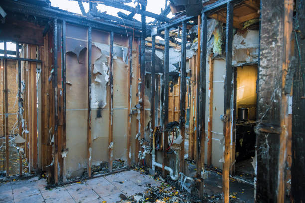 Professional Emergency Fire Cleanup technician working in Odessa, TX